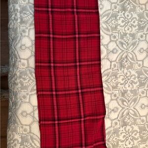 Red Plaid Infinity Scarf